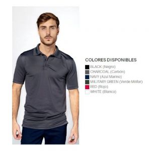 PLAYERYTEES TIPO POLO SWISS PIQUE 94.5% POL/5.5ELASTANO CABALLERO S-XL